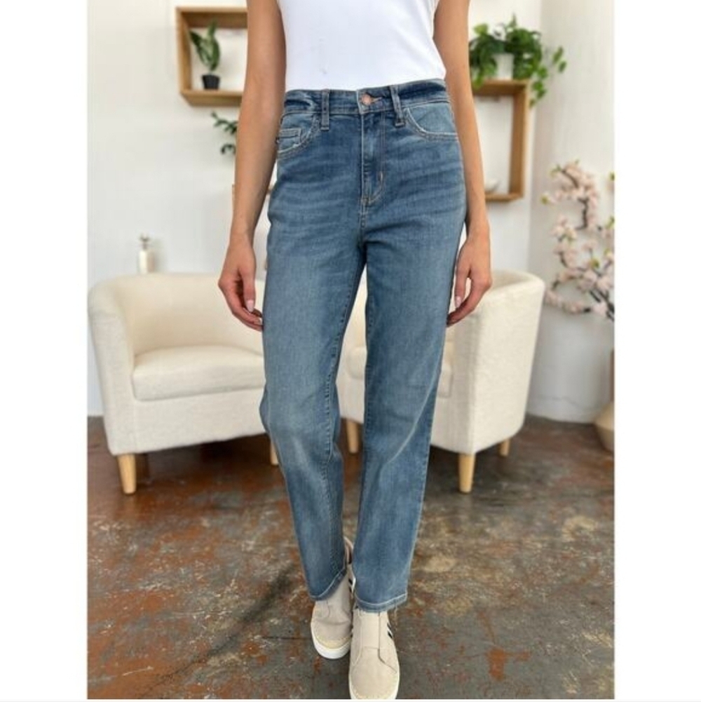 Judy Blue High Waist Straight Jeans - JB8602MD - Size 28